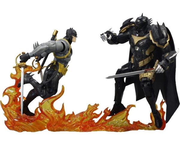 McFarlane Toys DC Multiverse Batman vs Azrael (Batman Armor) 7" Action Figure Multipack with Accessories, Multicolored. - Image 2