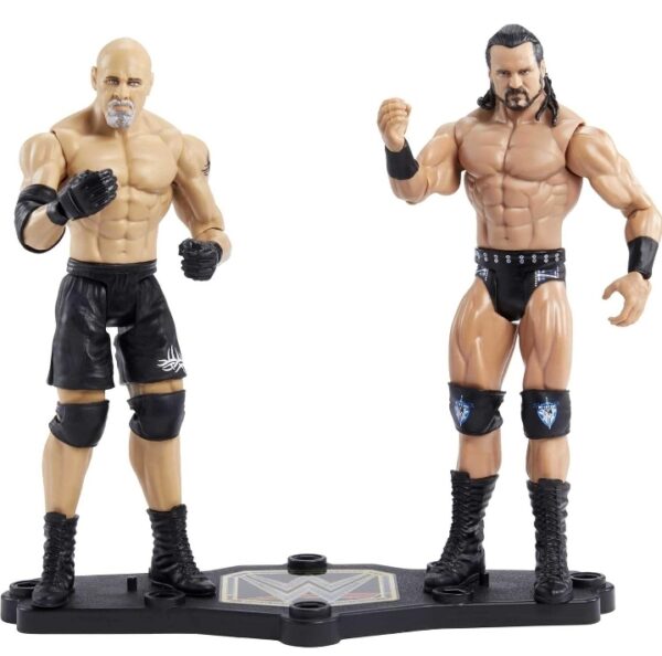 WWE Drew McIntyre vs Goldberg Championship Showdown 2-Pack 6-inch Action Figures Friday Night Smackdown Battle Pack for Ages 4 Years Old & Up - Image 2